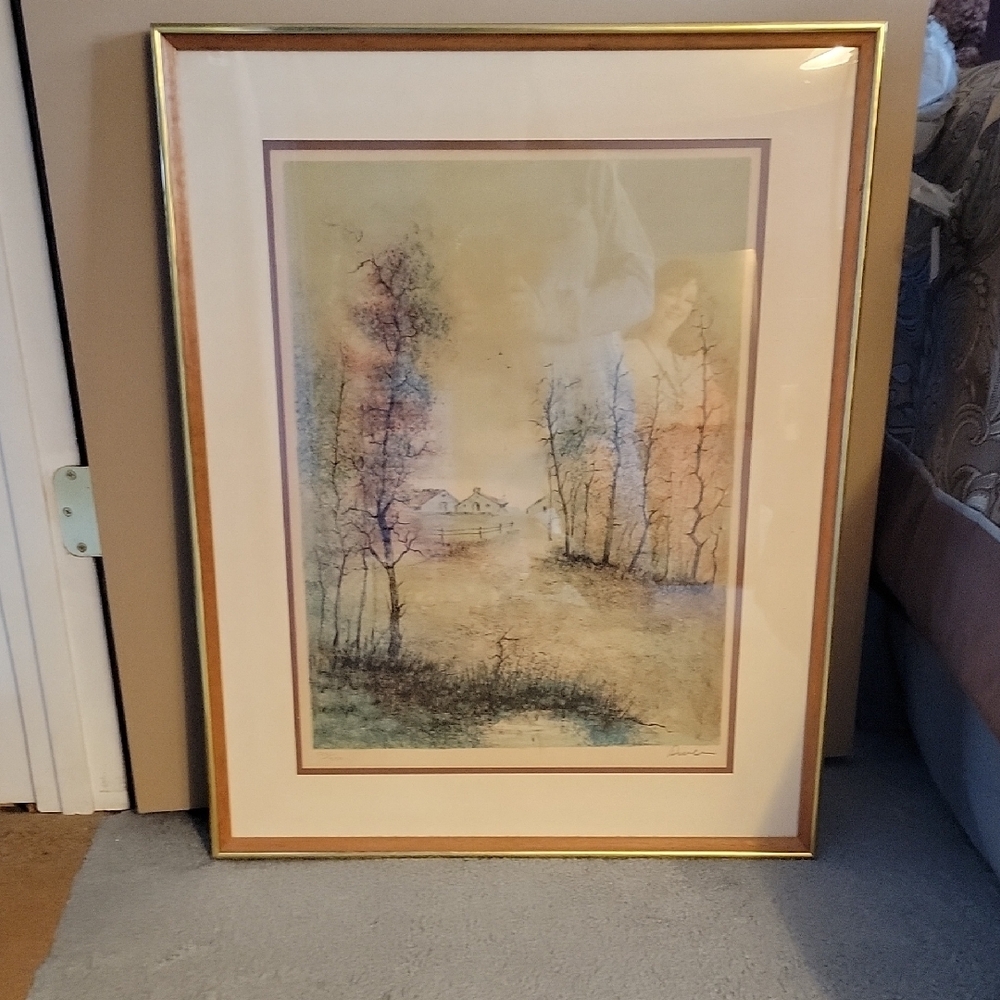 Gold Framed Landscape Art Print